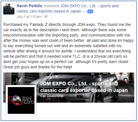 jdm expo customer review