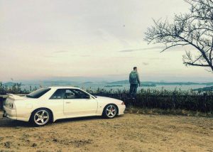 Neil Latham with his GTR R32 purchased from JDM EXPO