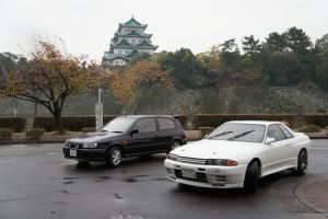 JDM EXPO JDM cars next to Nagoya Castle